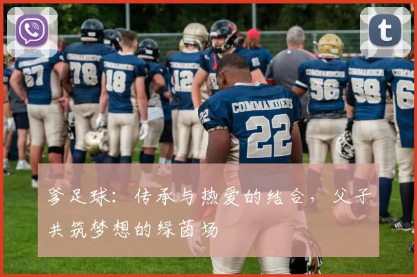爹足球：传承与热爱的结合，父子共筑梦想的绿茵场
